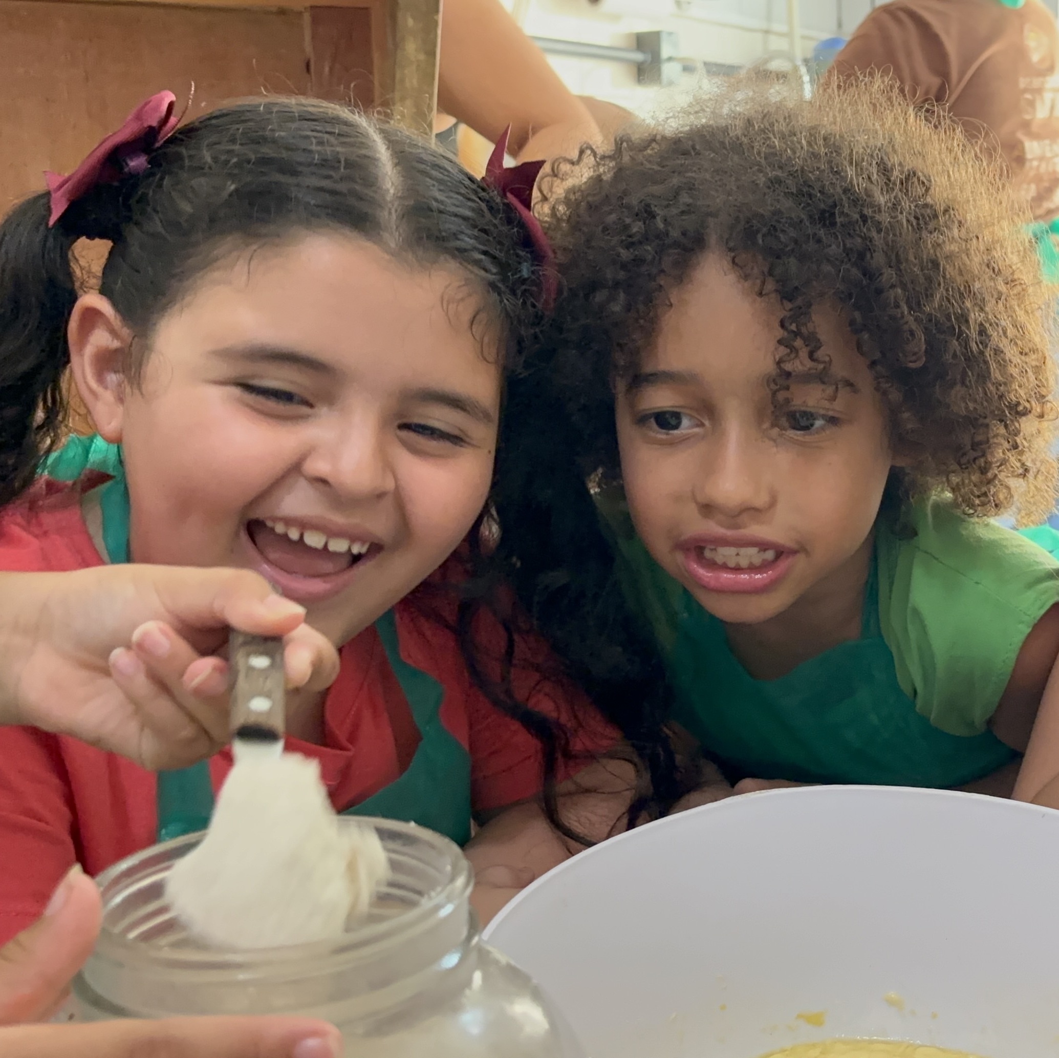 Foto da aula de culinária saudável